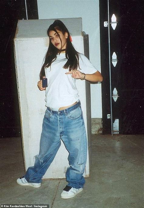 kim Kardashian 90s fashion